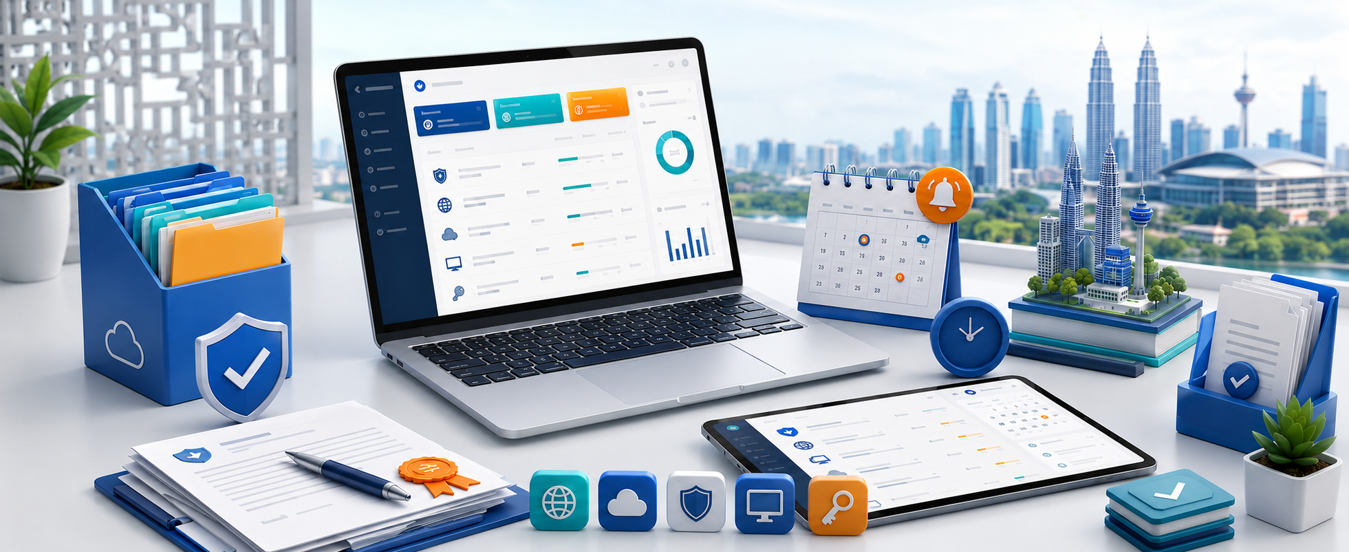 Malaysian HR team using timesheet attendance software